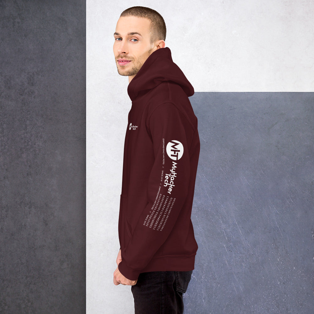stay at at home, wear a mask - Unisex Hoodie (with all sides design ) by DarkByteGear