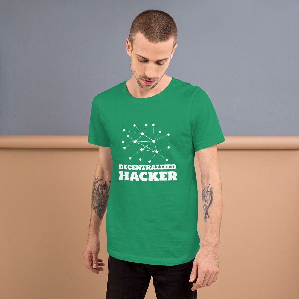 Decentralized Hacker - Short-Sleeve Unisex T-Shirt by DarkByteGear