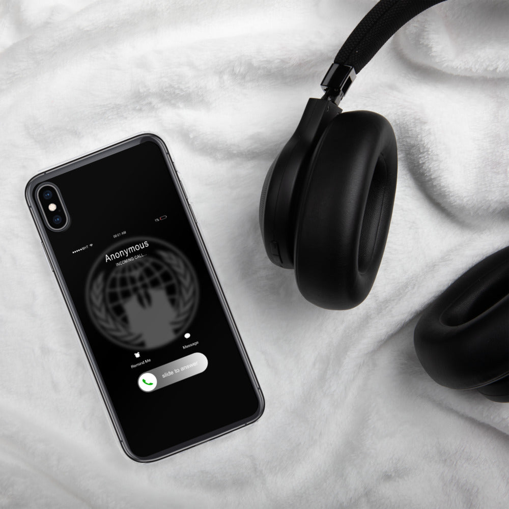 Anonymous incoming call - iPhone Case by DarkByteGear