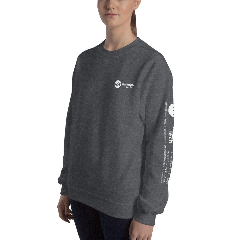 Black Hat Hacker v1 - Unisex Sweatshirt ( all sides print) by DarkByteGear