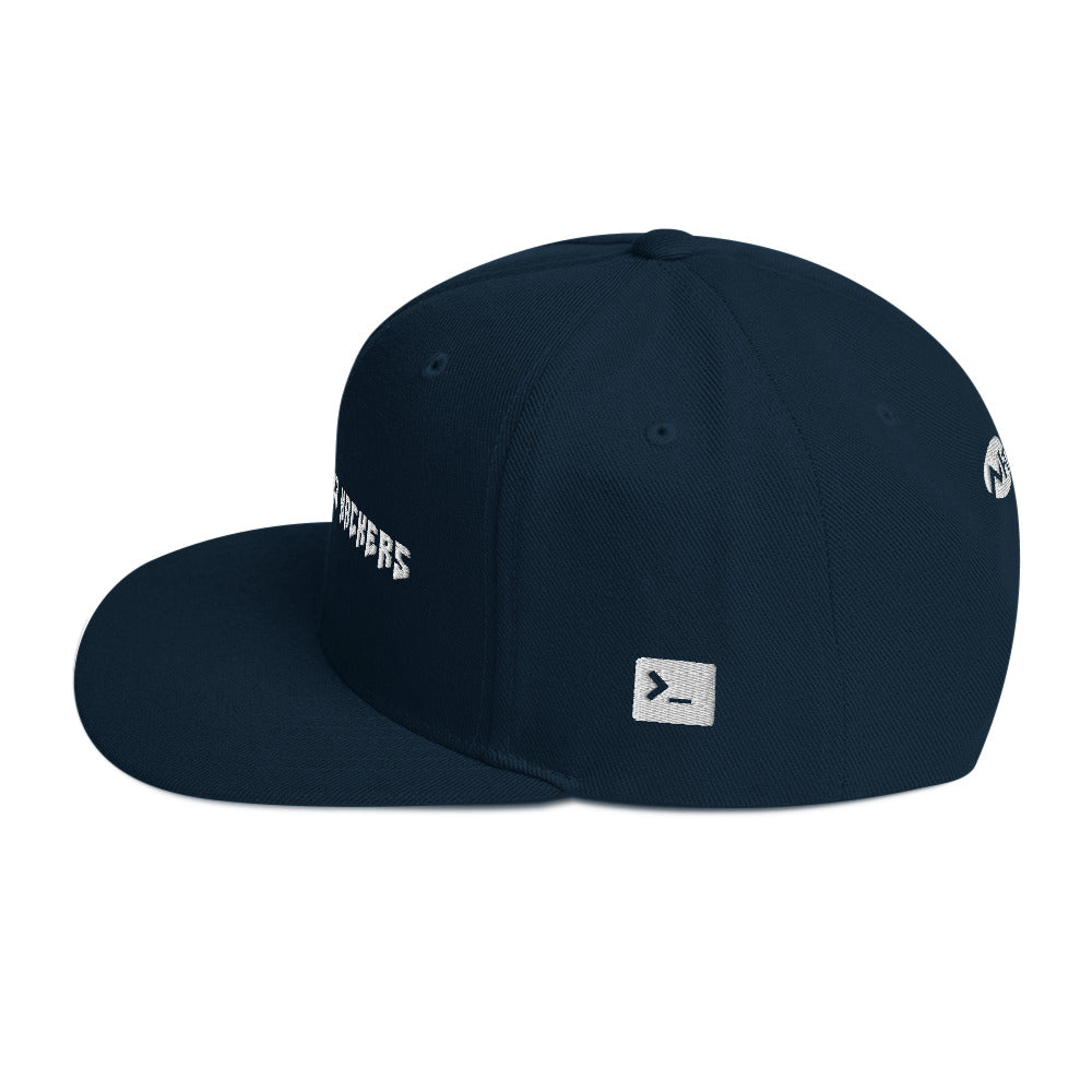 Hackers empower hackers - Snapback Hat by DarkByteGear