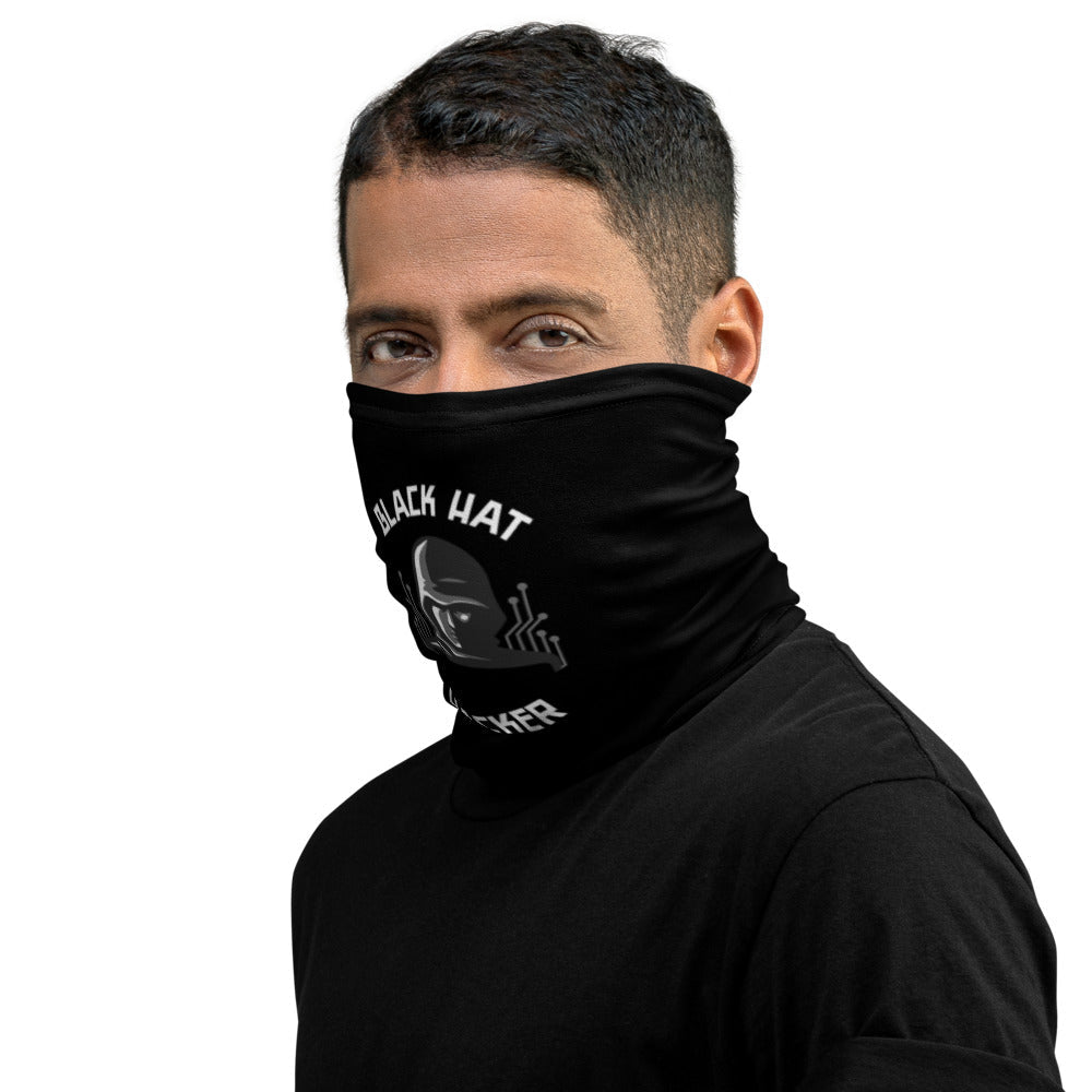 Black Hat Hacker - Neck Gaiter by DarkByteGear