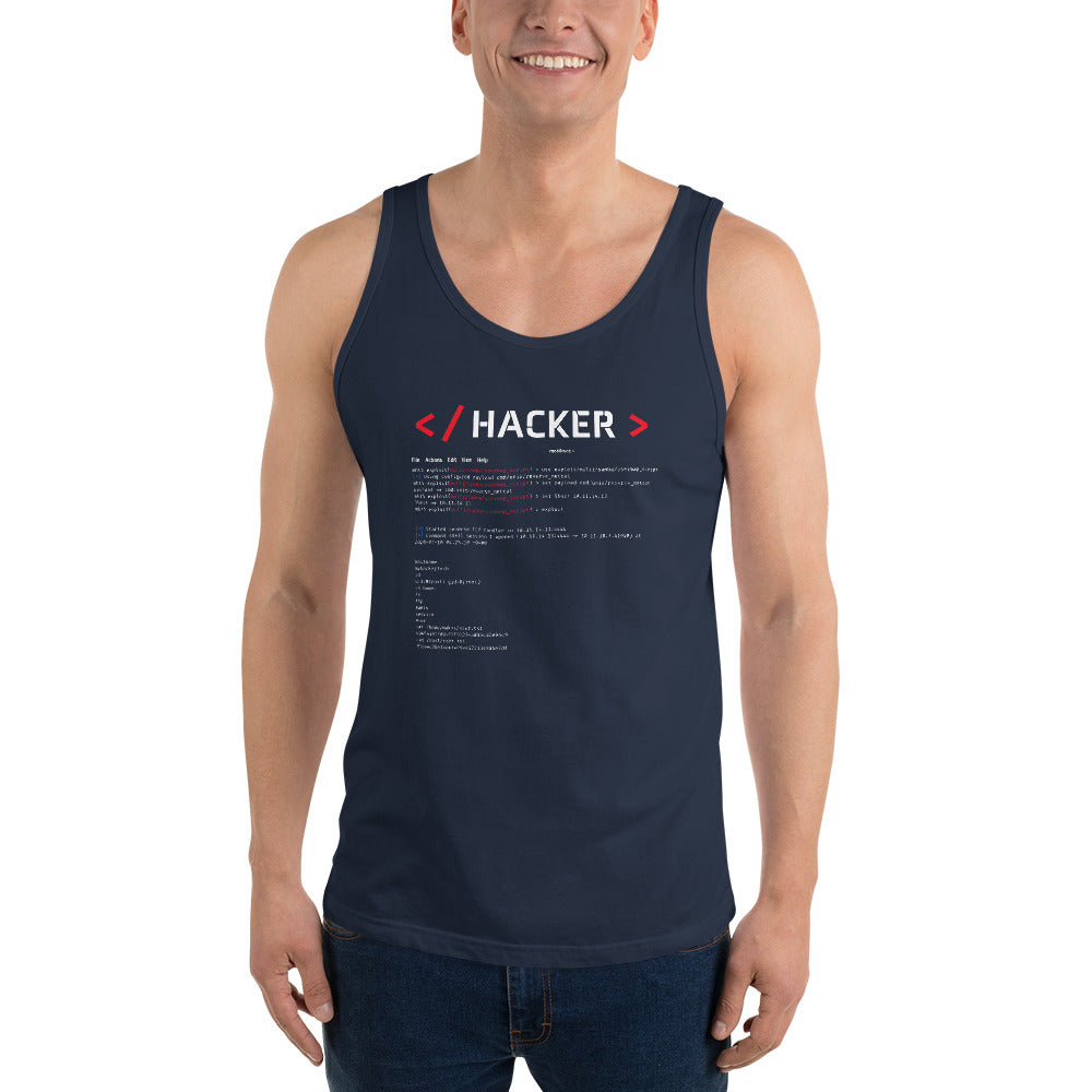 Hacker v.1 - Unisex Tank Top by DarkByteGear
