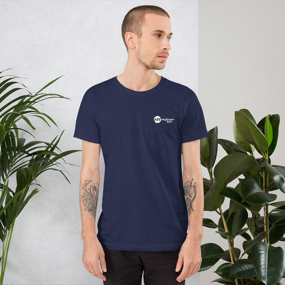 Linux is sexy - Short-Sleeve Unisex T-Shirt (with back design) by DarkByteGear