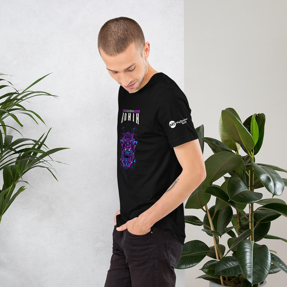 CyberWare Ronin - Short-Sleeve Unisex T-Shirt (all sides print) by DarkByteGear