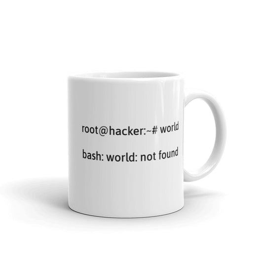 Linux Tweaks - world not found - Mug by DarkByteGear