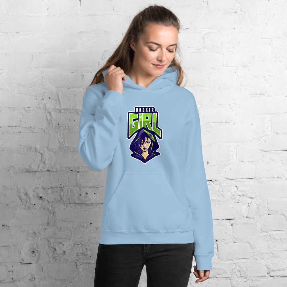 Hackergirl v.1 - Unisex Hoodie by DarkByteGear