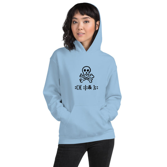 Bash Fork Bomb Linux - Unisex Hoodie by DarkByteGear