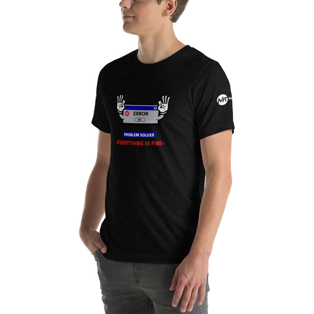Problem solved - Short-Sleeve Unisex T-Shirt by DarkByteGear