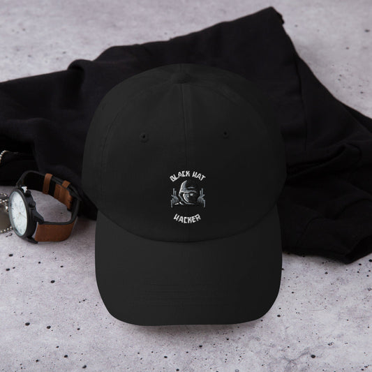 Black Hat Hacker - Dad hat by DarkByteGear