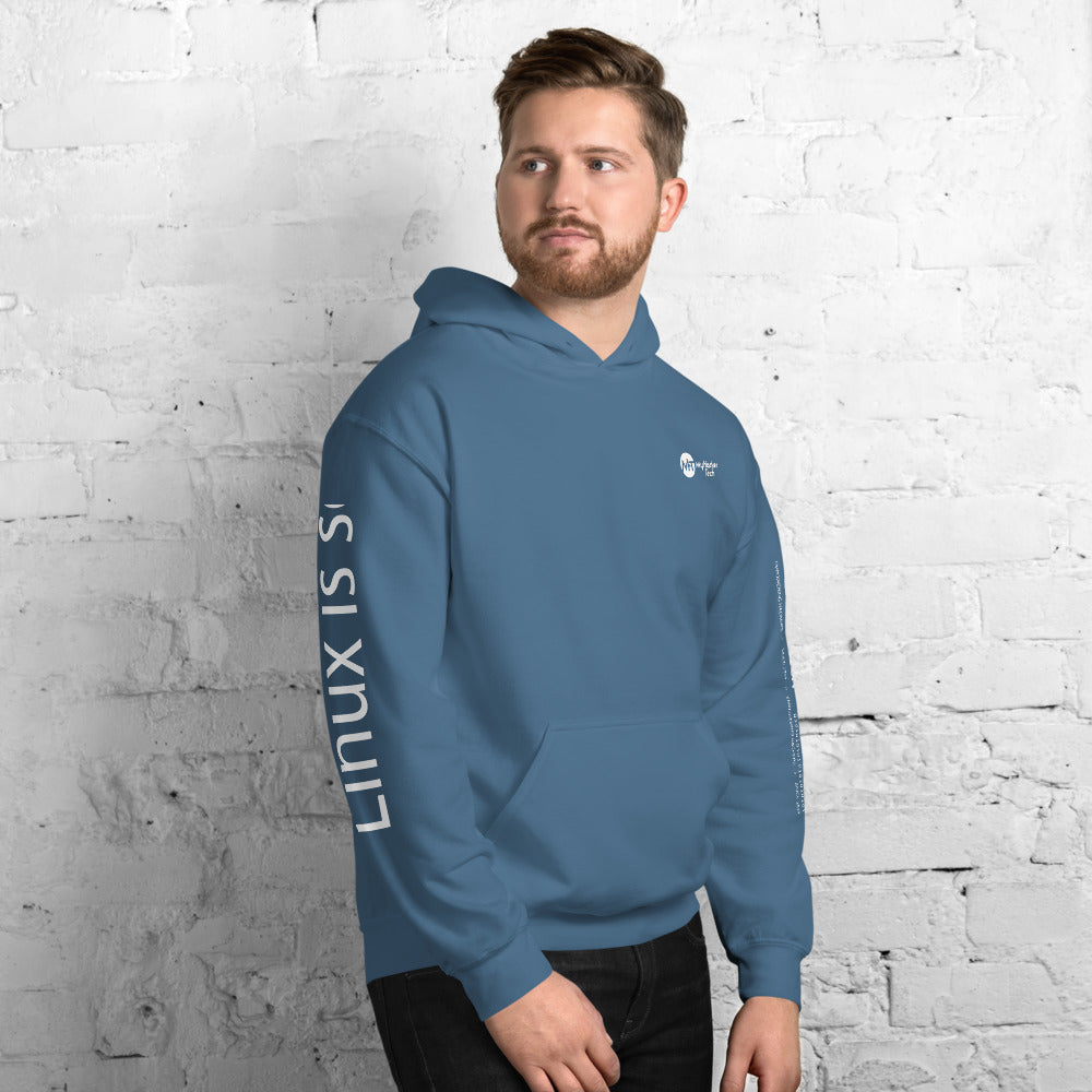 Linux is sexy - Unisex Hoodie ( with all sides designs ) by DarkByteGear