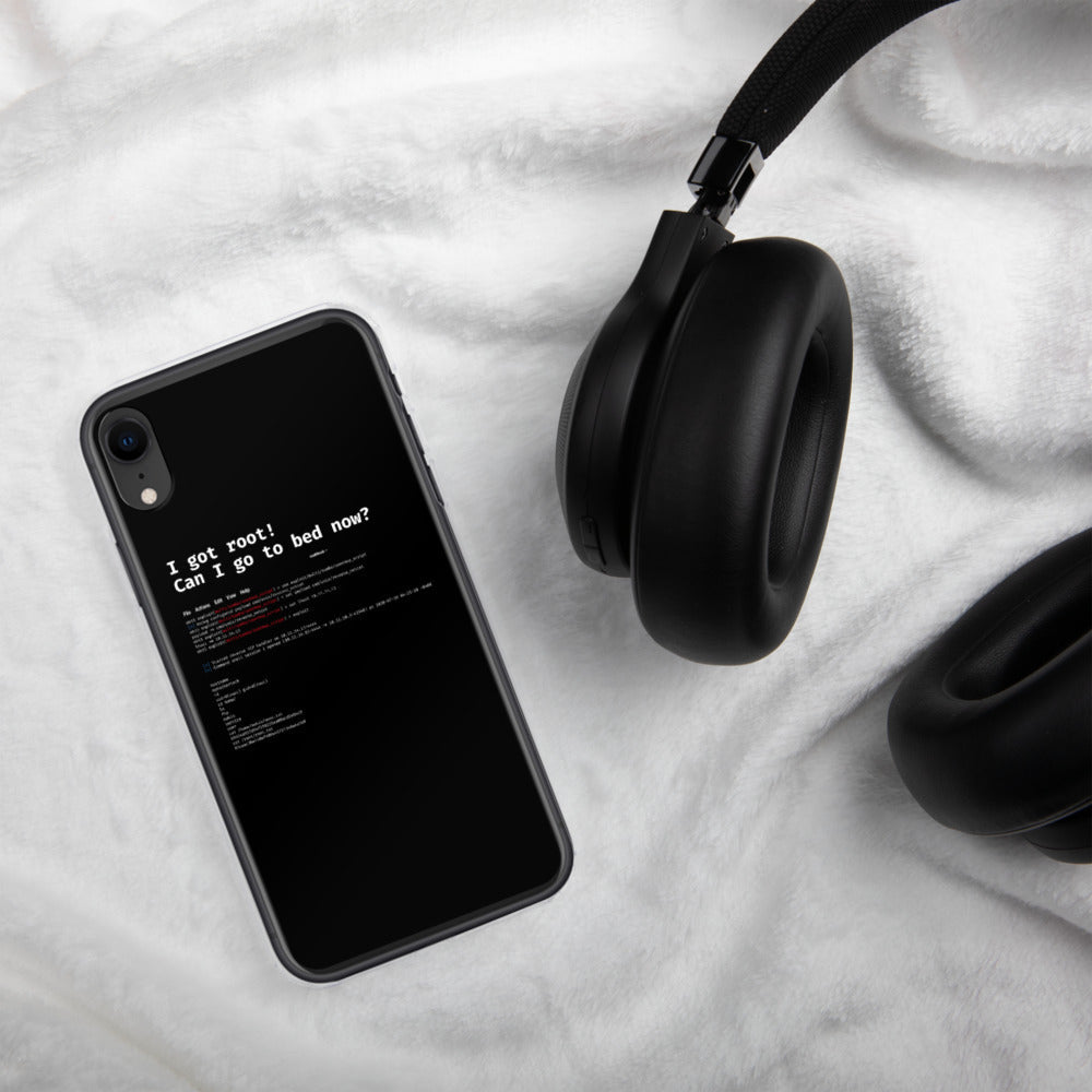 I got root! Can I go to bed now? - iPhone Case by DarkByteGear