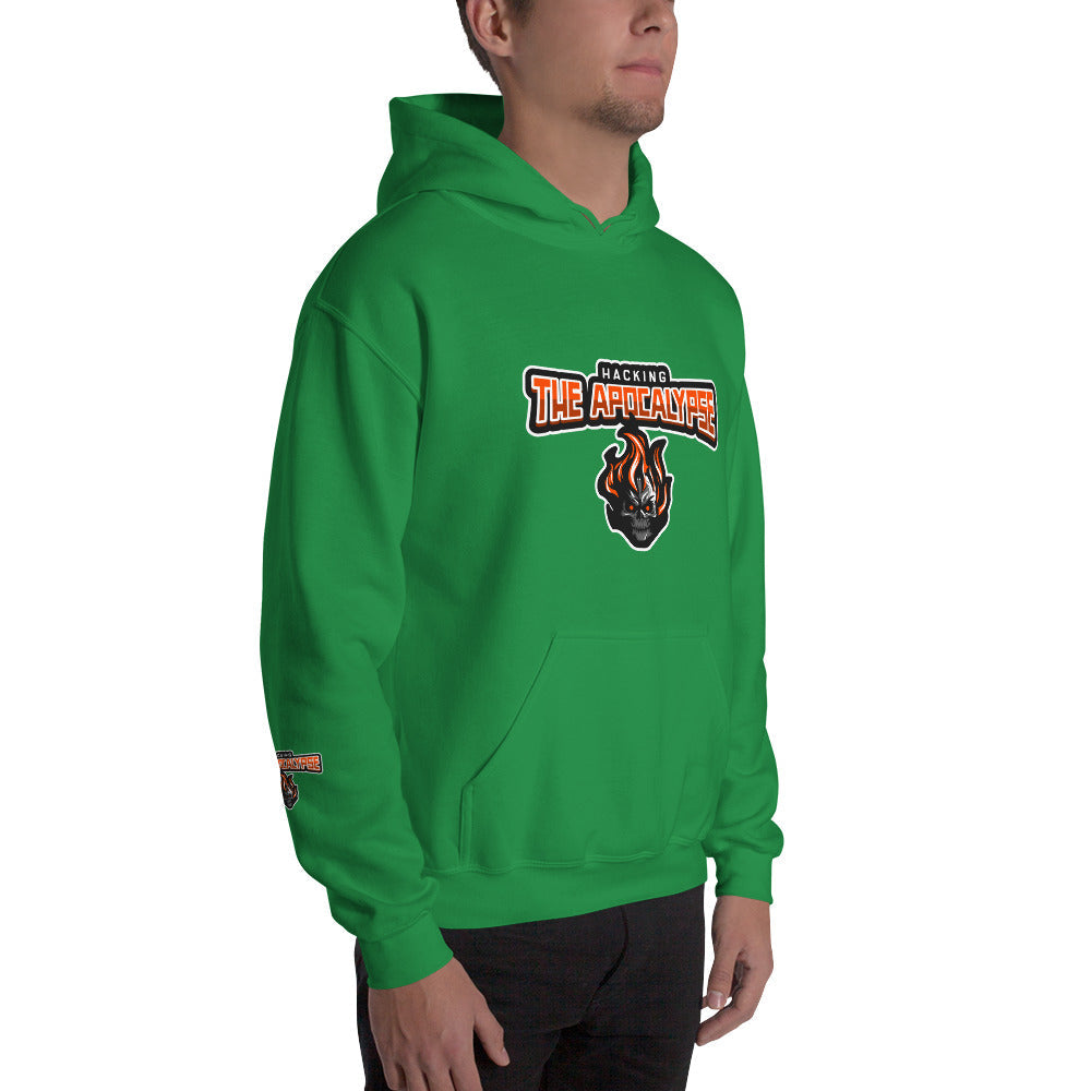 Hacking the apocalypse v1 - Unisex Hoodie (with all sides design) by DarkByteGear