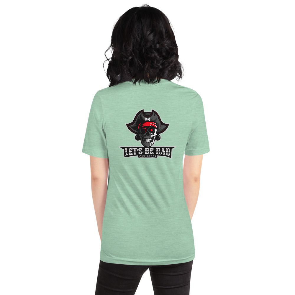 Let's be bad - Short-Sleeve Unisex T-Shirt (white) by DarkByteGear