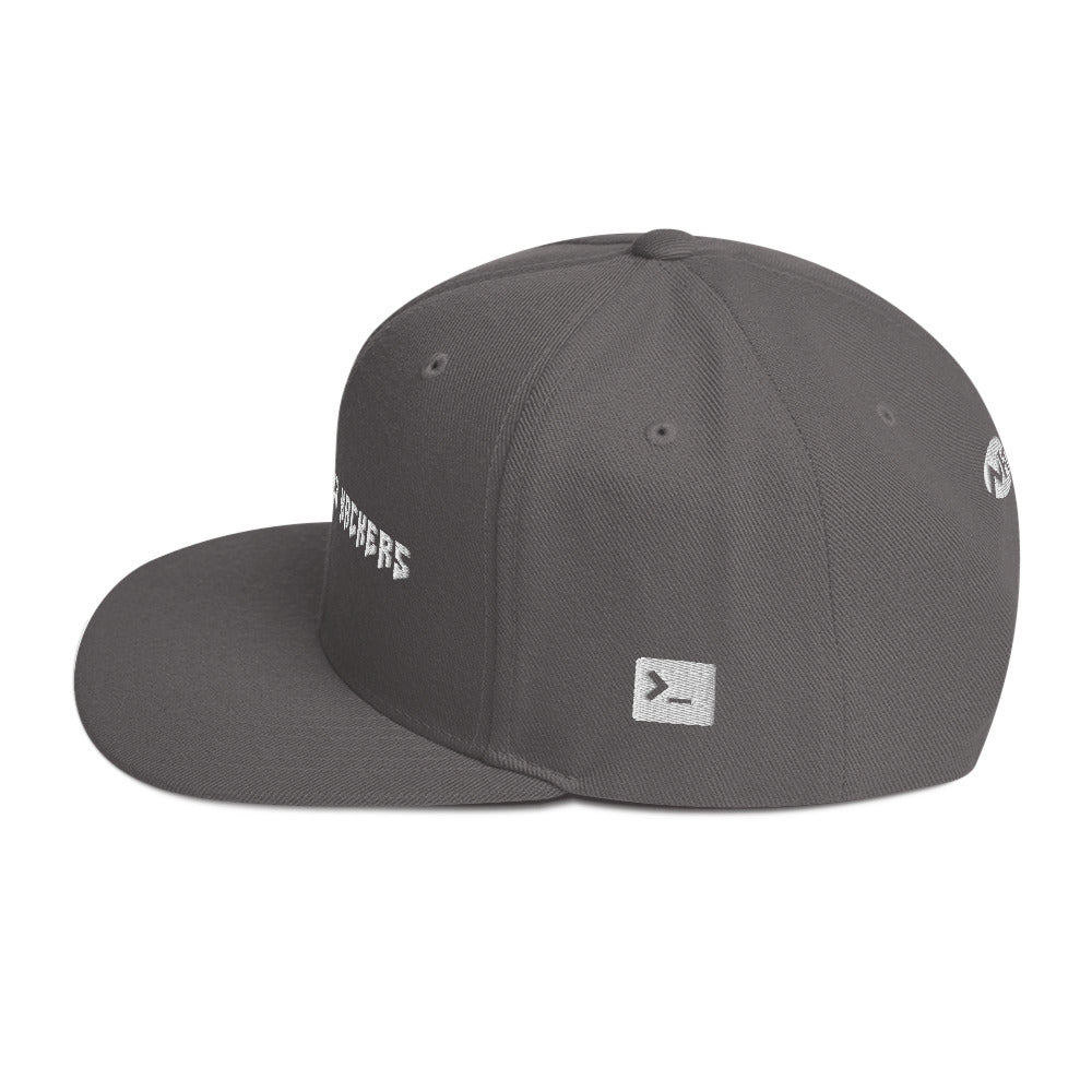 Hackers empower hackers - Snapback Hat by DarkByteGear