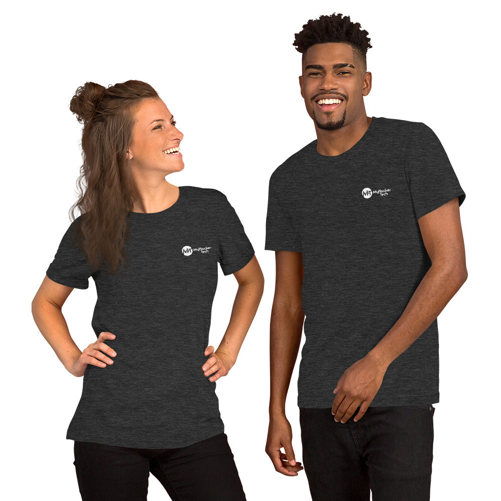 Linux Tweaks - world not found - Short-Sleeve Unisex T-Shirt by DarkByteGear