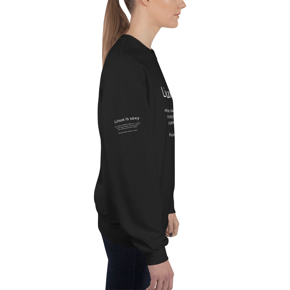 Linux is sexy - Unisex Sweatshirt (all side prints) by DarkByteGear