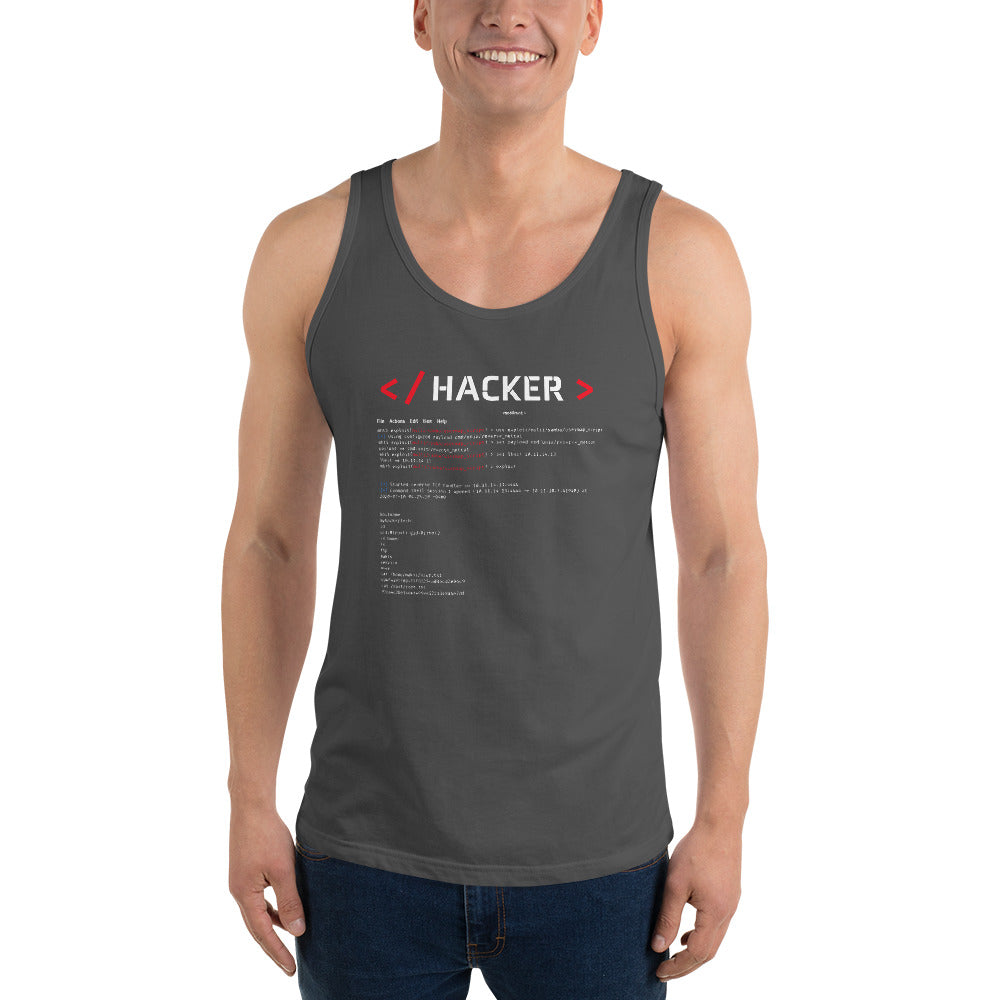 Hacker v.1 - Unisex Tank Top by DarkByteGear