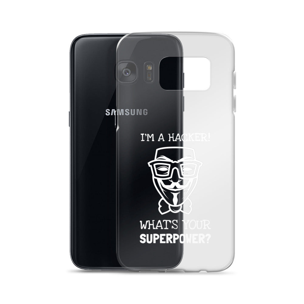 I'm a hacker! What's your superpower? - Samsung Case by DarkByteGear