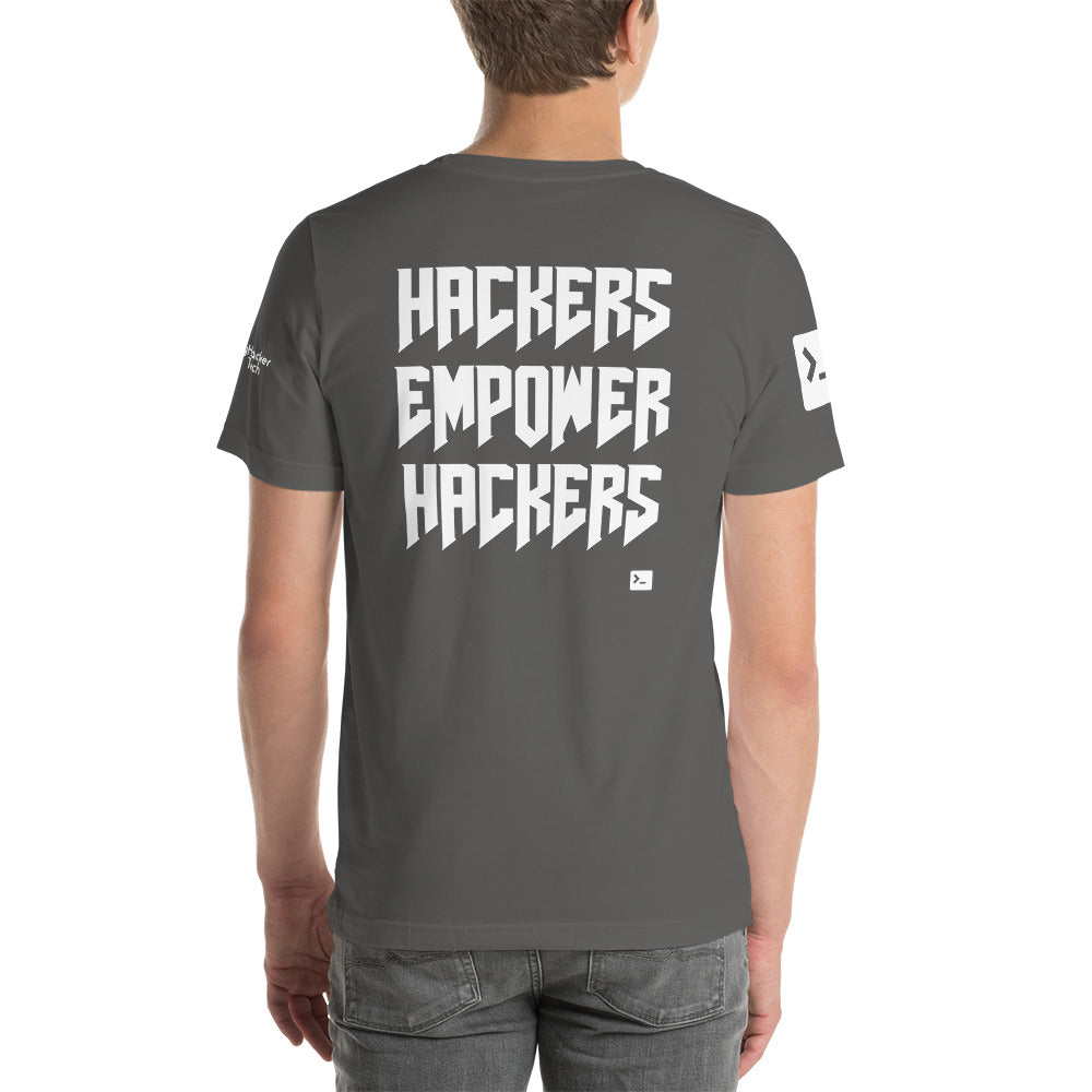 Hackers empower hackers - Short-Sleeve Unisex T-Shirt by DarkByteGear