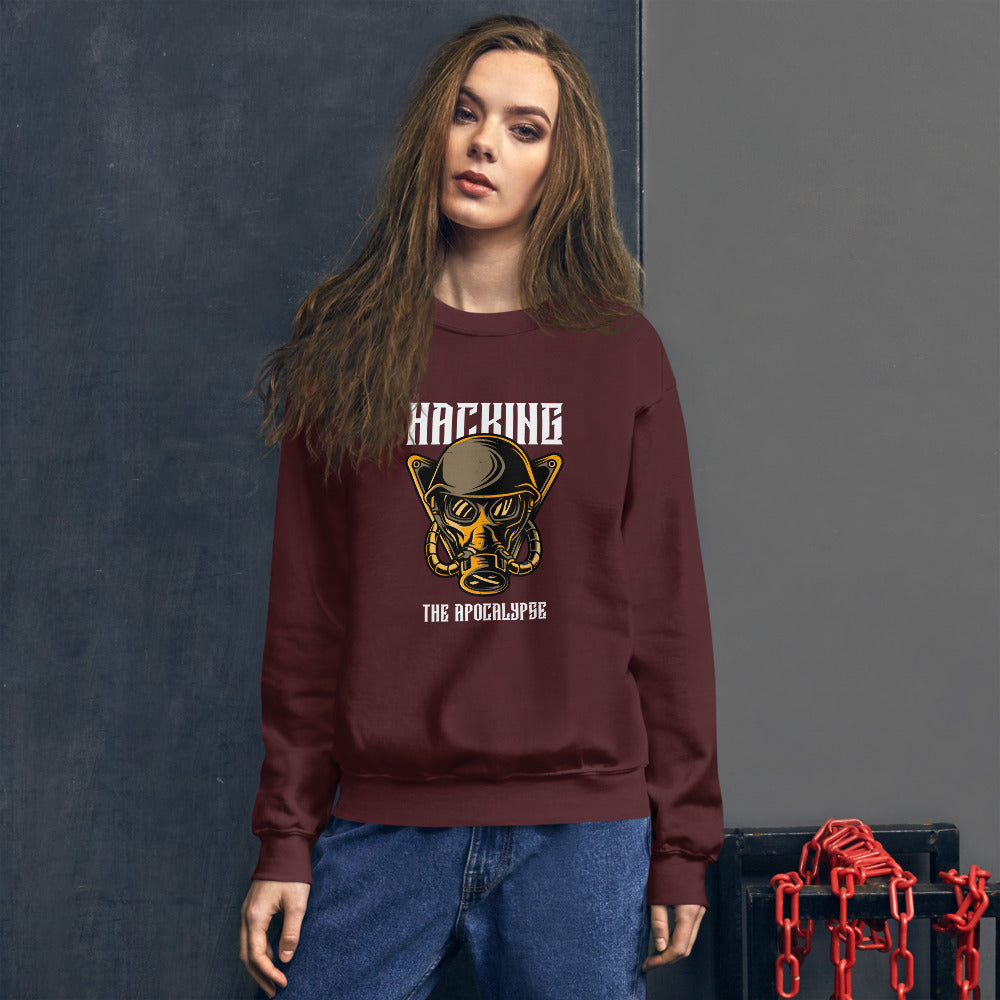 Hacking the Apocalypse - Unisex Sweatshirt by DarkByteGear