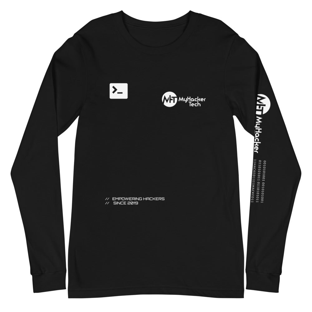 Empowering hackers - Unisex Long Sleeve Tee by DarkByteGear