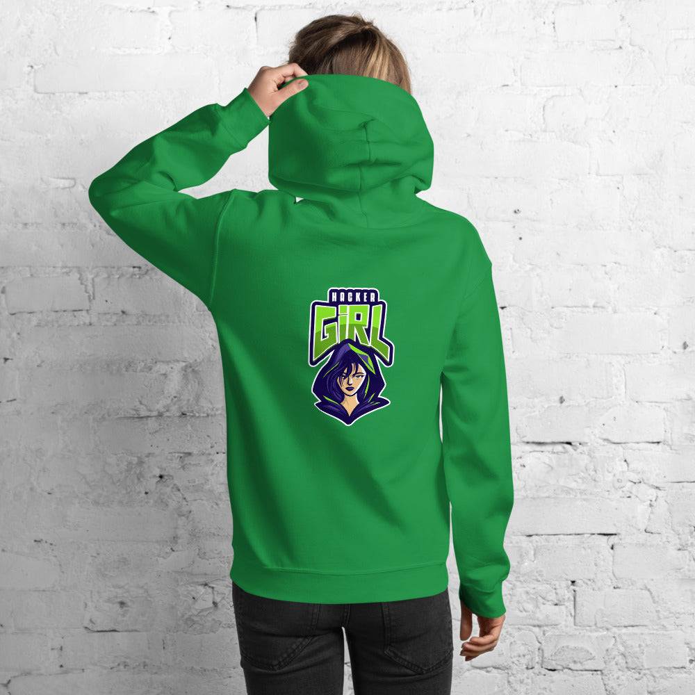 Hackergirl v.1 - Unisex Hoodie by DarkByteGear