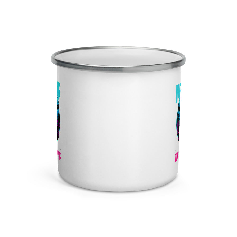 Hacking the apocalypse - Enamel Mug by DarkByteGear