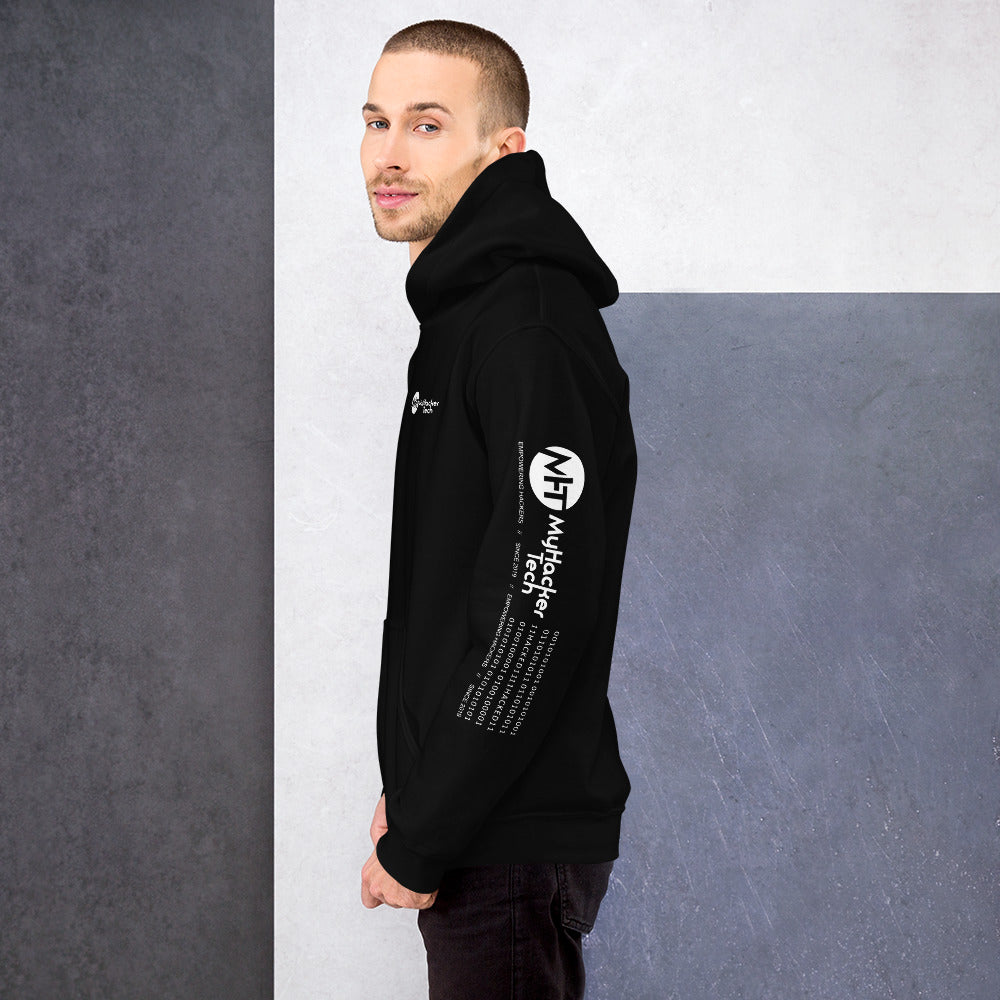 stay at at home, wear a mask - Unisex Hoodie (with all sides design ) by DarkByteGear