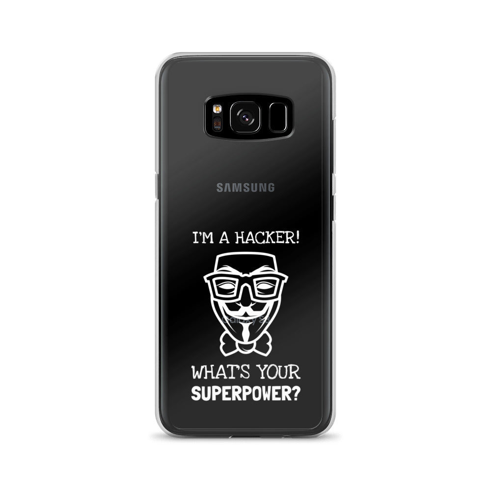 I'm a hacker! What's your superpower? - Samsung Case by DarkByteGear