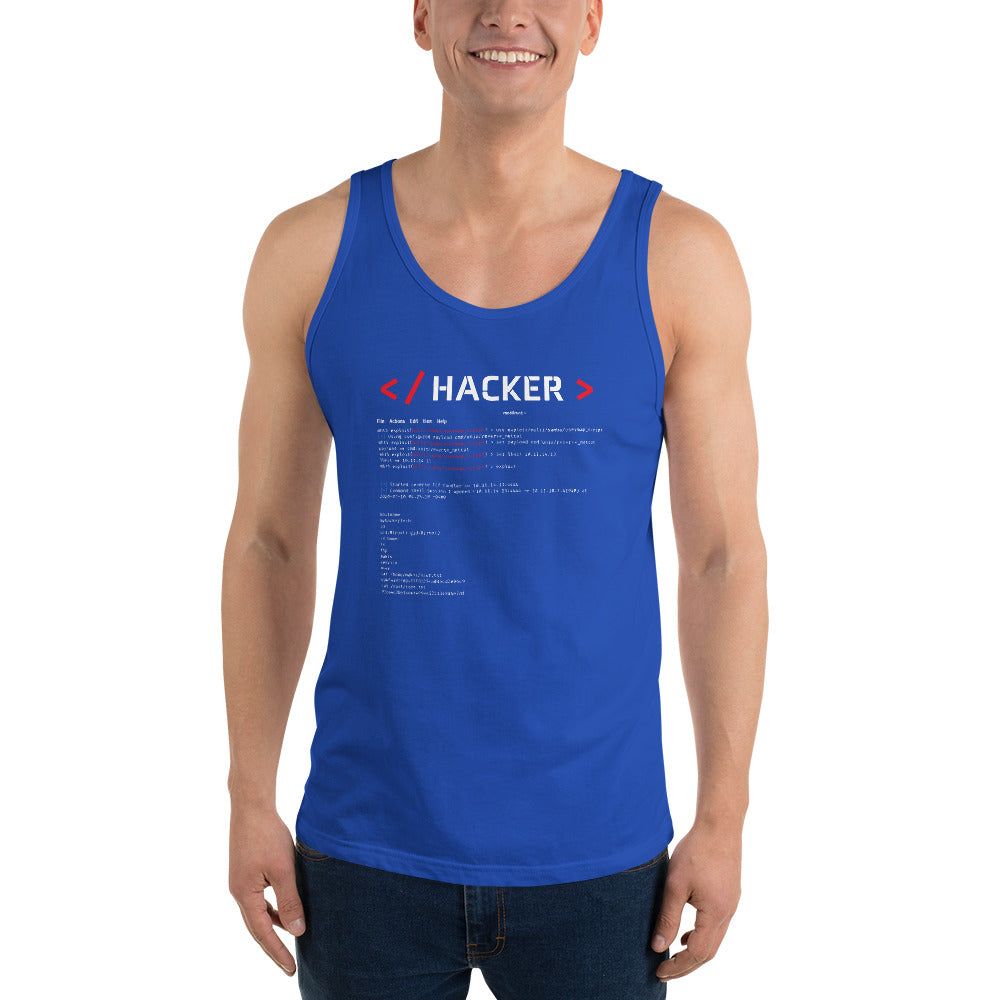 Hacker v.1 - Unisex Tank Top by DarkByteGear