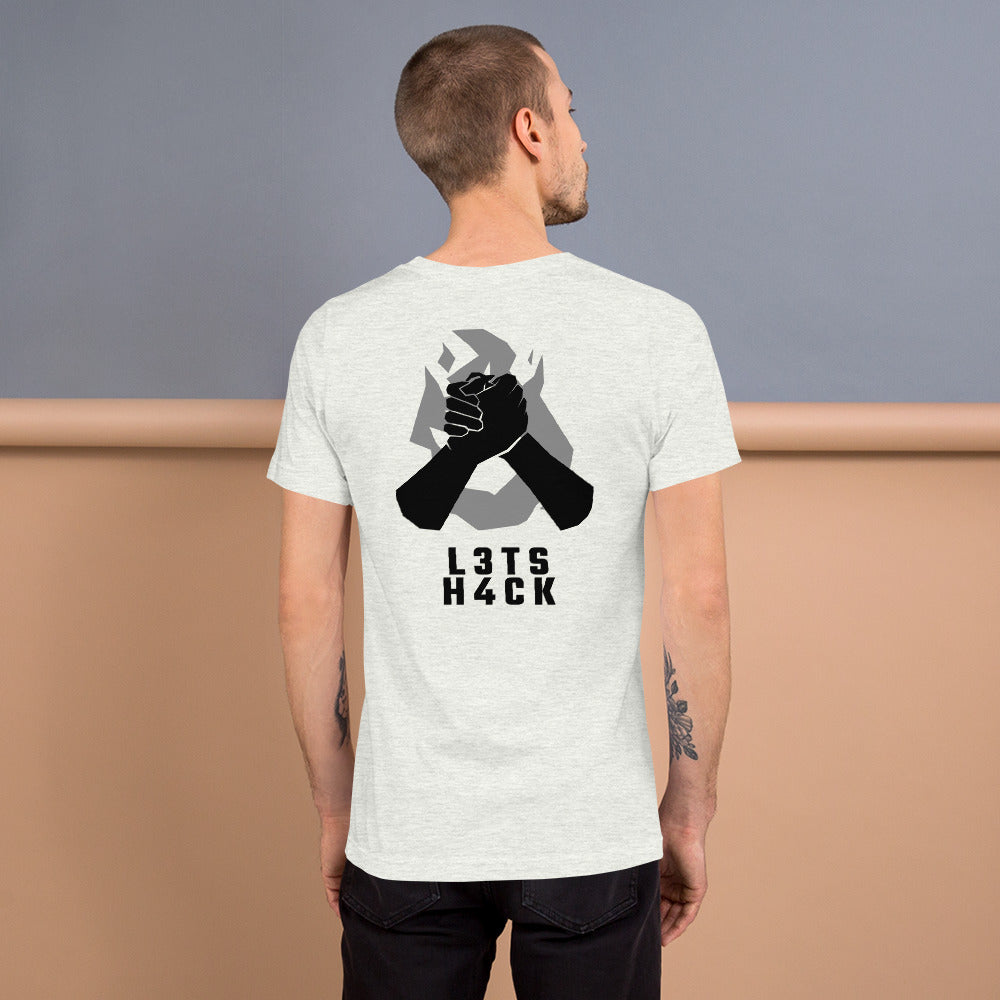 L3ts H4ck - Short-Sleeve Unisex T-Shirt by DarkByteGear