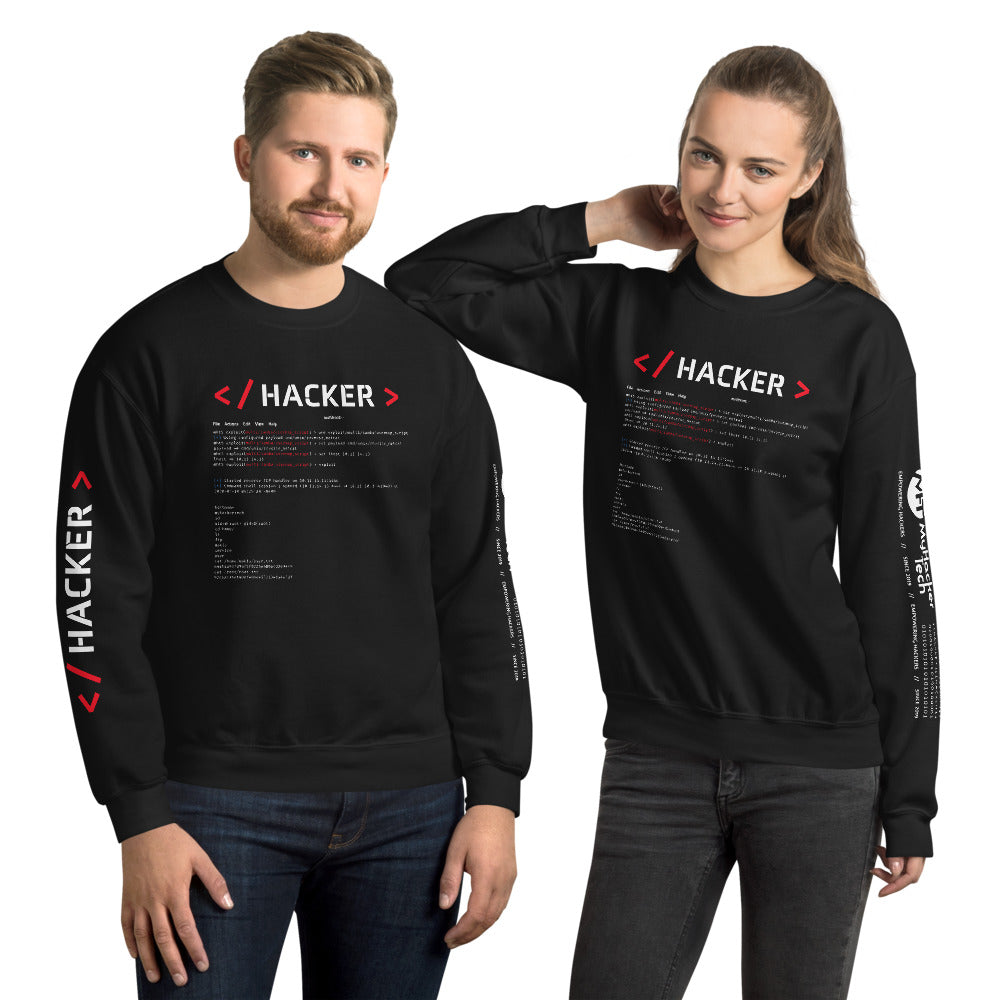 Hacker v.1 - Unisex Sweatshirt by DarkByteGear