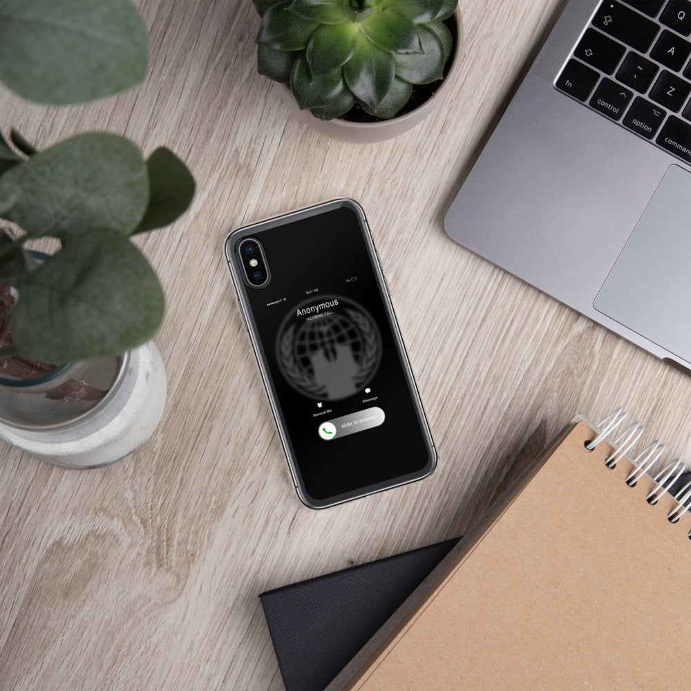 Anonymous incoming call - iPhone Case by DarkByteGear