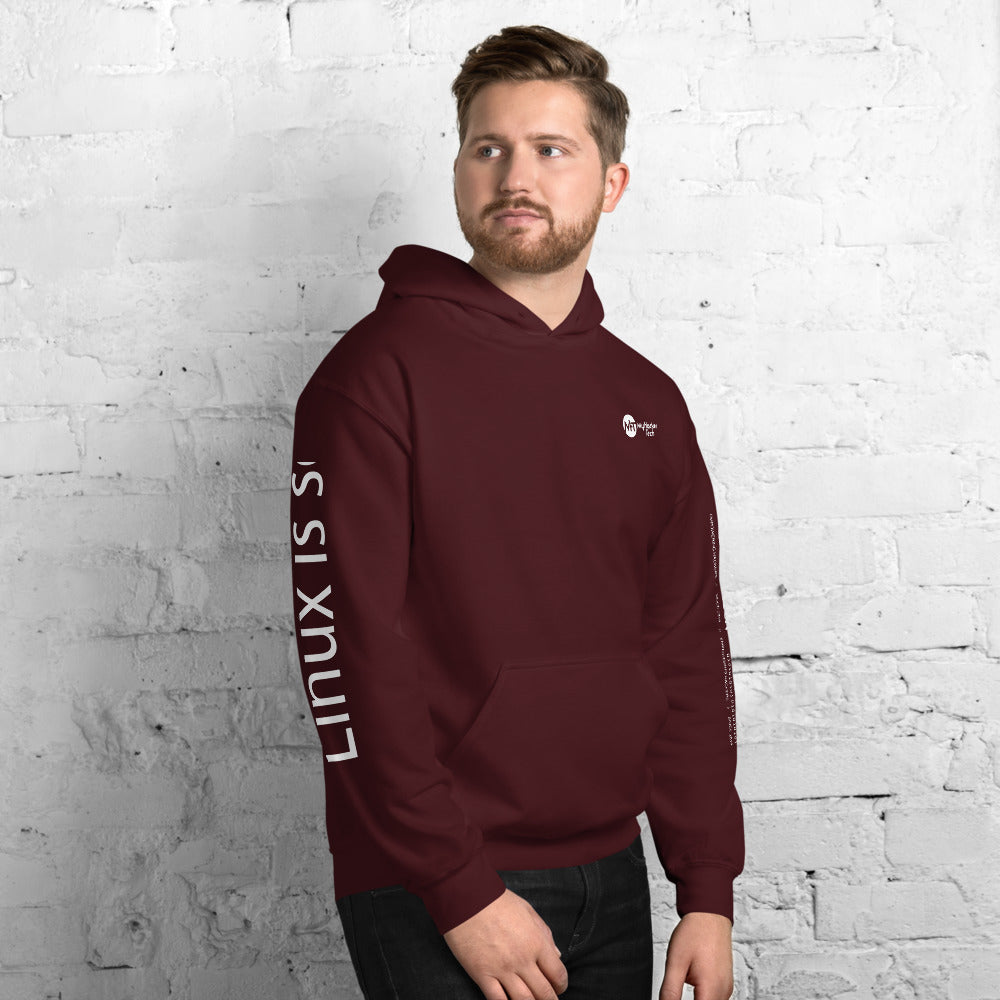 Linux is sexy - Unisex Hoodie ( with all sides designs ) by DarkByteGear