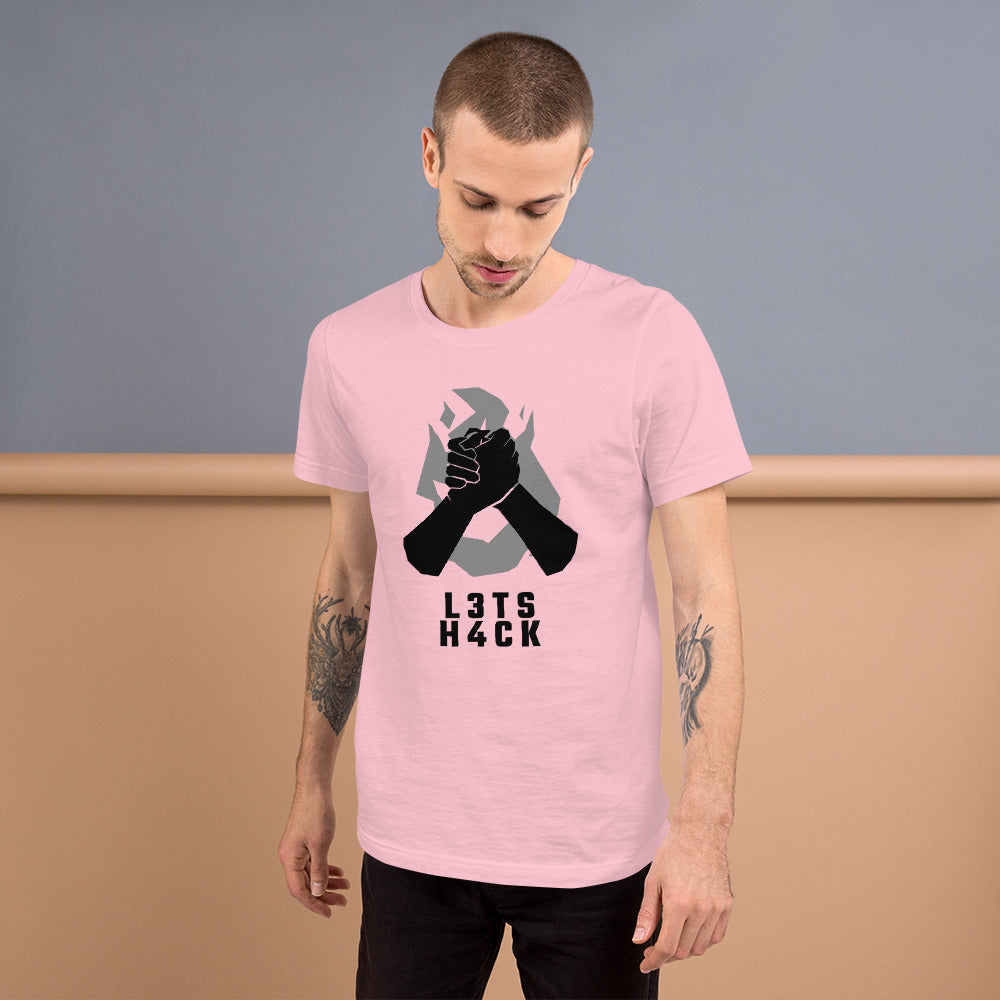 L3ts H4ck - Short-Sleeve Unisex T-Shirt by DarkByteGear