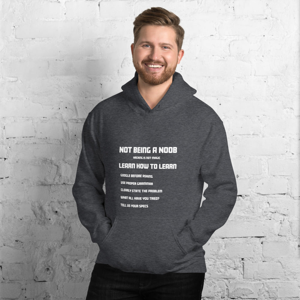 Not Being A Noob - Unisex Hoodie by DarkByteGear