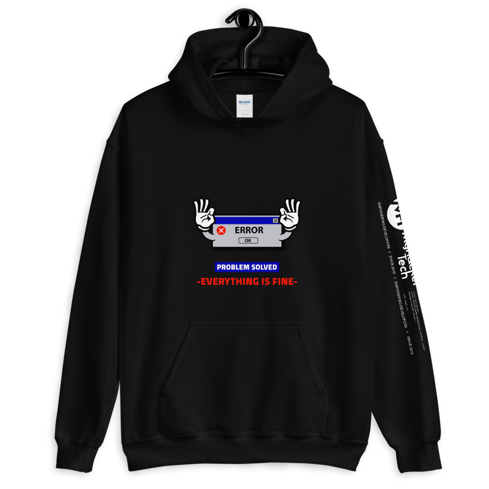 Problem solved - Unisex Hoodie by DarkByteGear