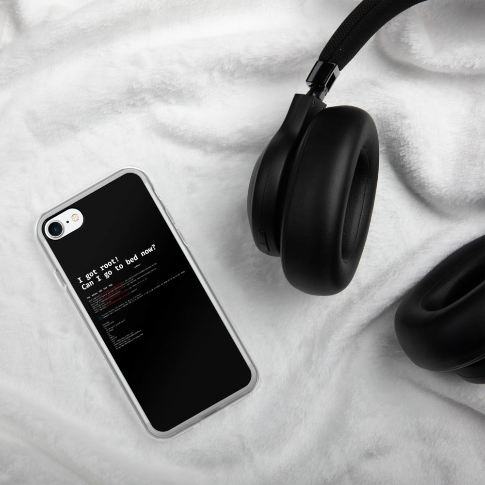 I got root! Can I go to bed now? - iPhone Case by DarkByteGear