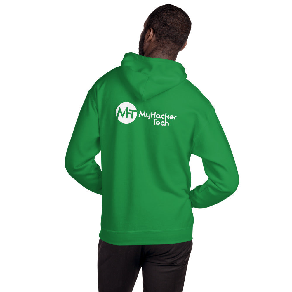 MyHackerTech Classic - Unisex Hoodie (with back design) by DarkByteGear