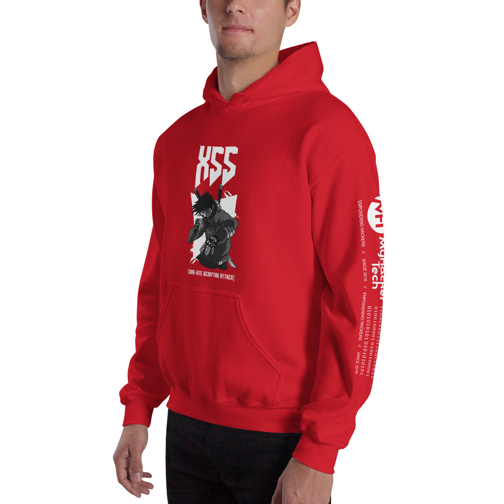 XSS cross-site scripting attack - Unisex Hoodie by DarkByteGear