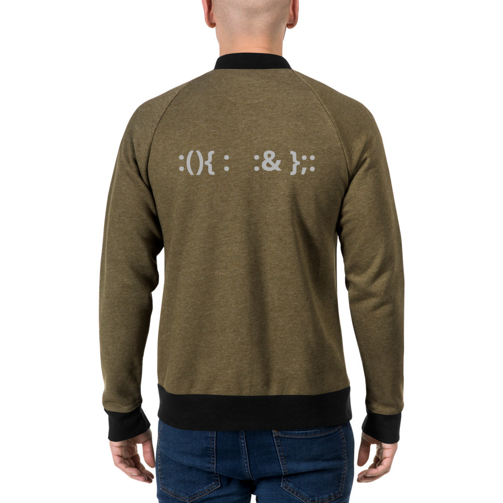 Linux Hackers - Bash Fork Bomb - Bomber Jacket by DarkByteGear