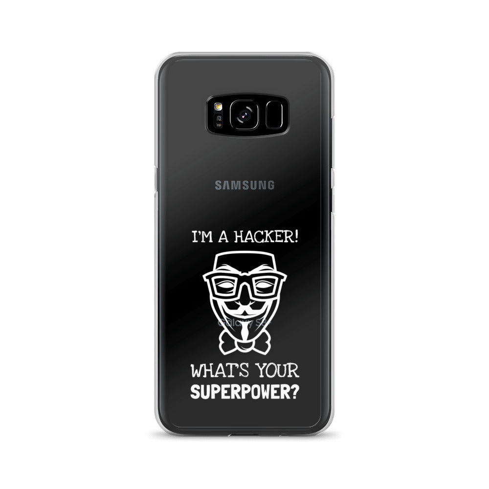 I'm a hacker! What's your superpower? - Samsung Case by DarkByteGear