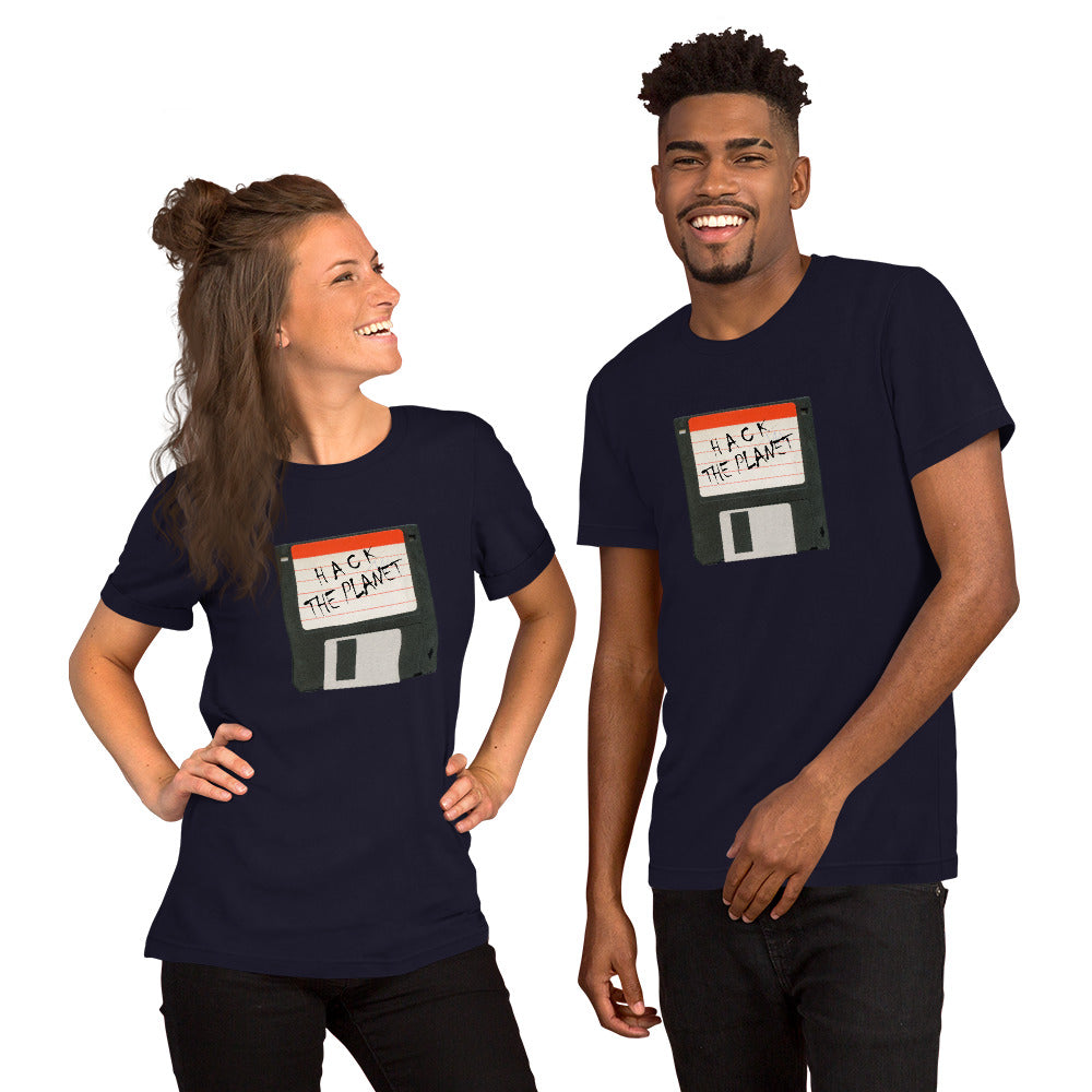 Hack the planet - Short-Sleeve Unisex T-Shirt by DarkByteGear