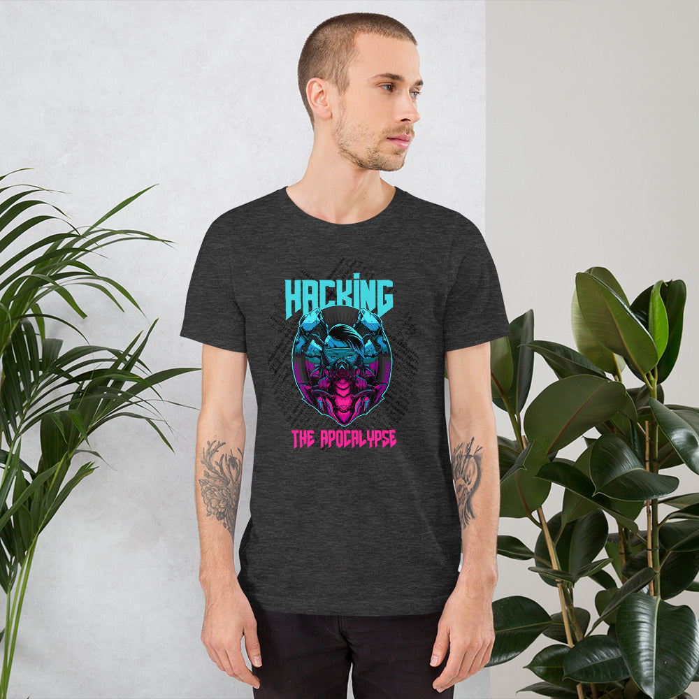 Hacking the apocalypse - Short-Sleeve Unisex T-Shirt by DarkByteGear