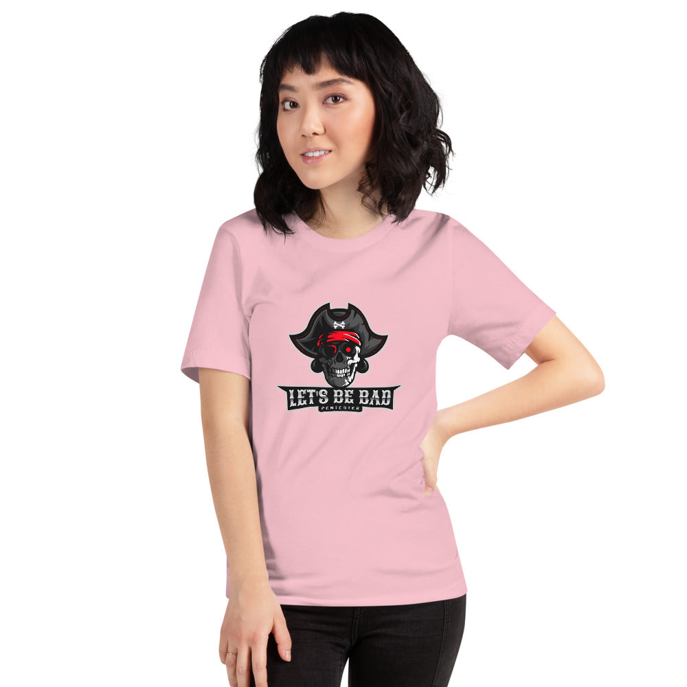 Let's be bad - Short-Sleeve Unisex T-Shirt (white) by DarkByteGear