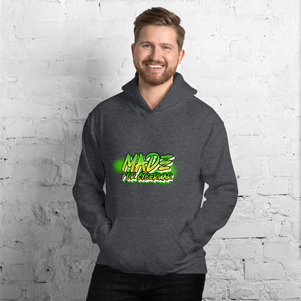 Made for cyberwar - Unisex Hoodie by DarkByteGear