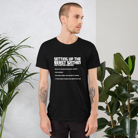 Setting Up the beast within - Short-Sleeve Unisex T-Shirt by DarkByteGear