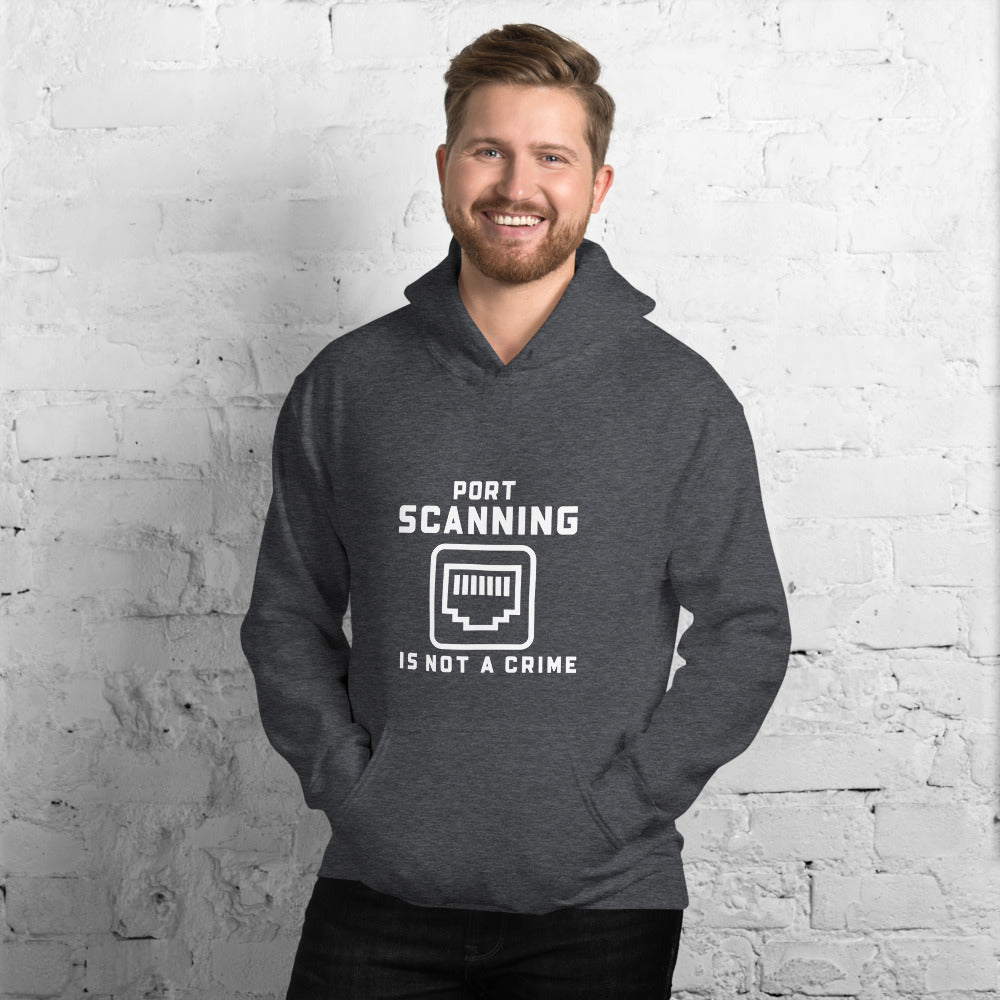 Port Scanning is not a crime - Unisex Hoodie by DarkByteGear