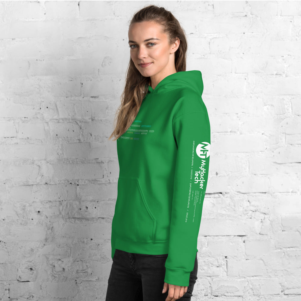 Code in ASCII - Unisex Hoodie by DarkByteGear